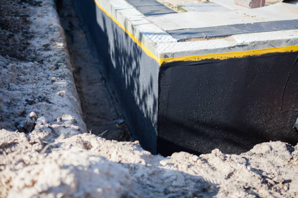 Residential Wet Basement Repair installation at a Kent, OH home by SJ Waterproofing Pros